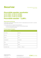 Secuone Pourable sealer pockets - TF